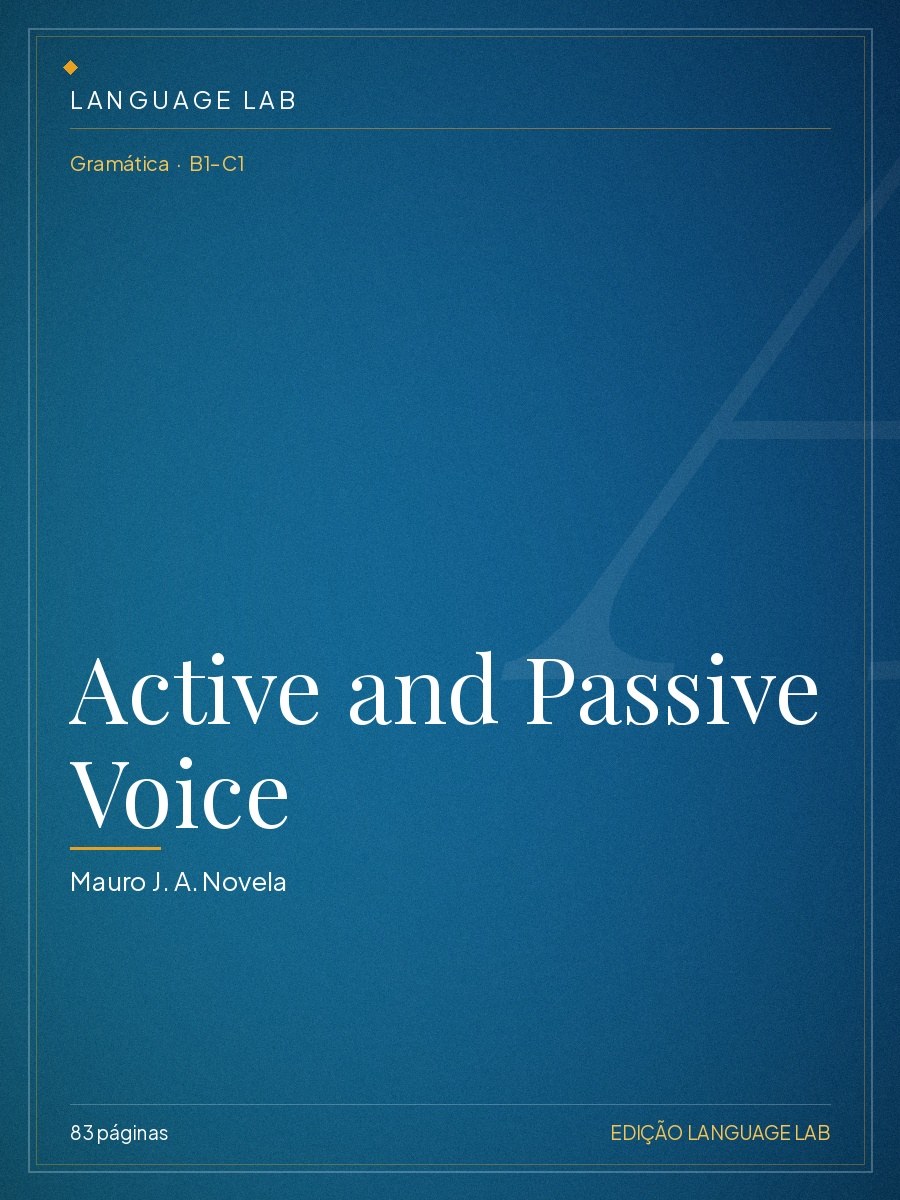 Capa do livro Active and Passive Voice