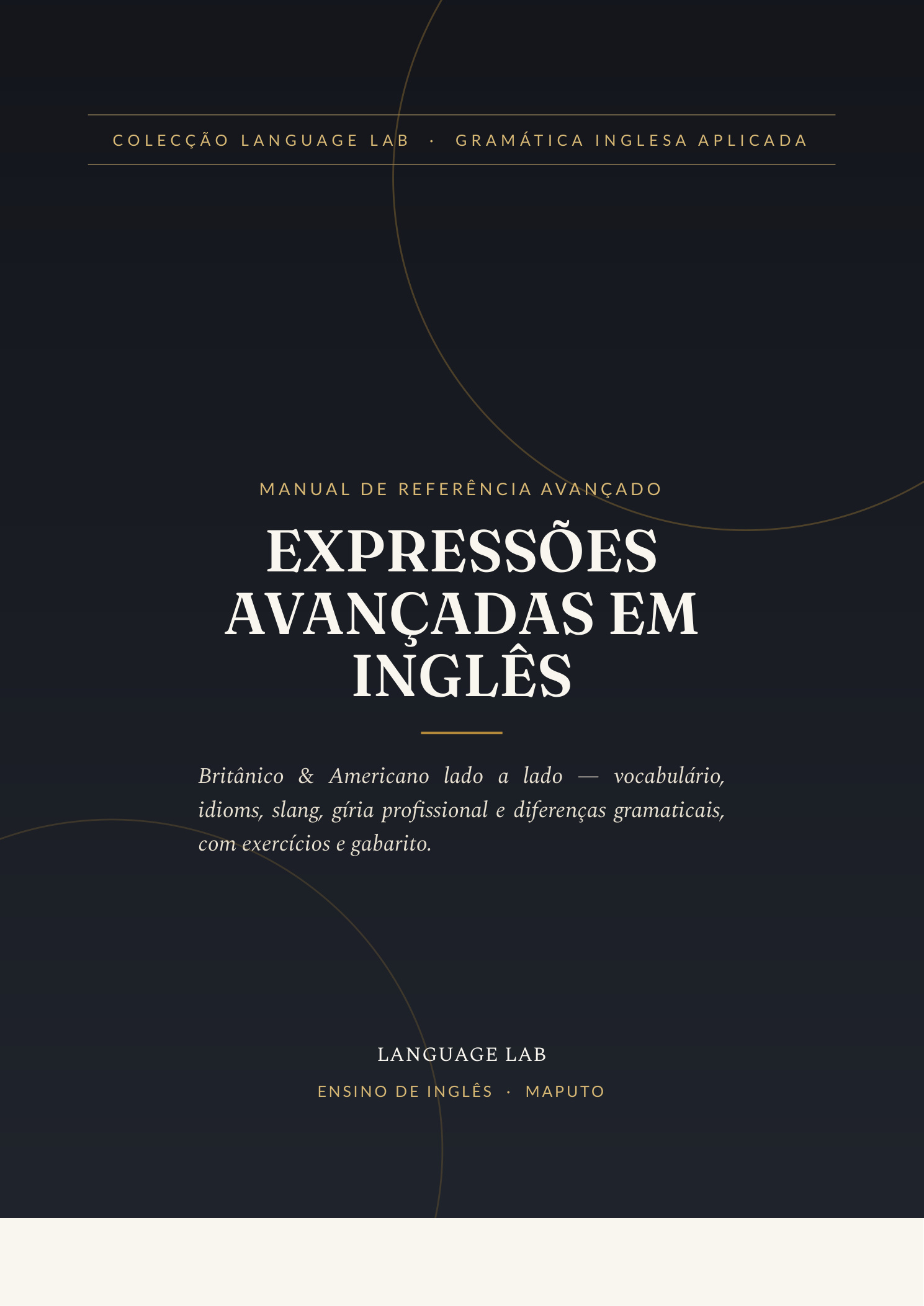 Capa do livro Expressões Avançadas em Inglês