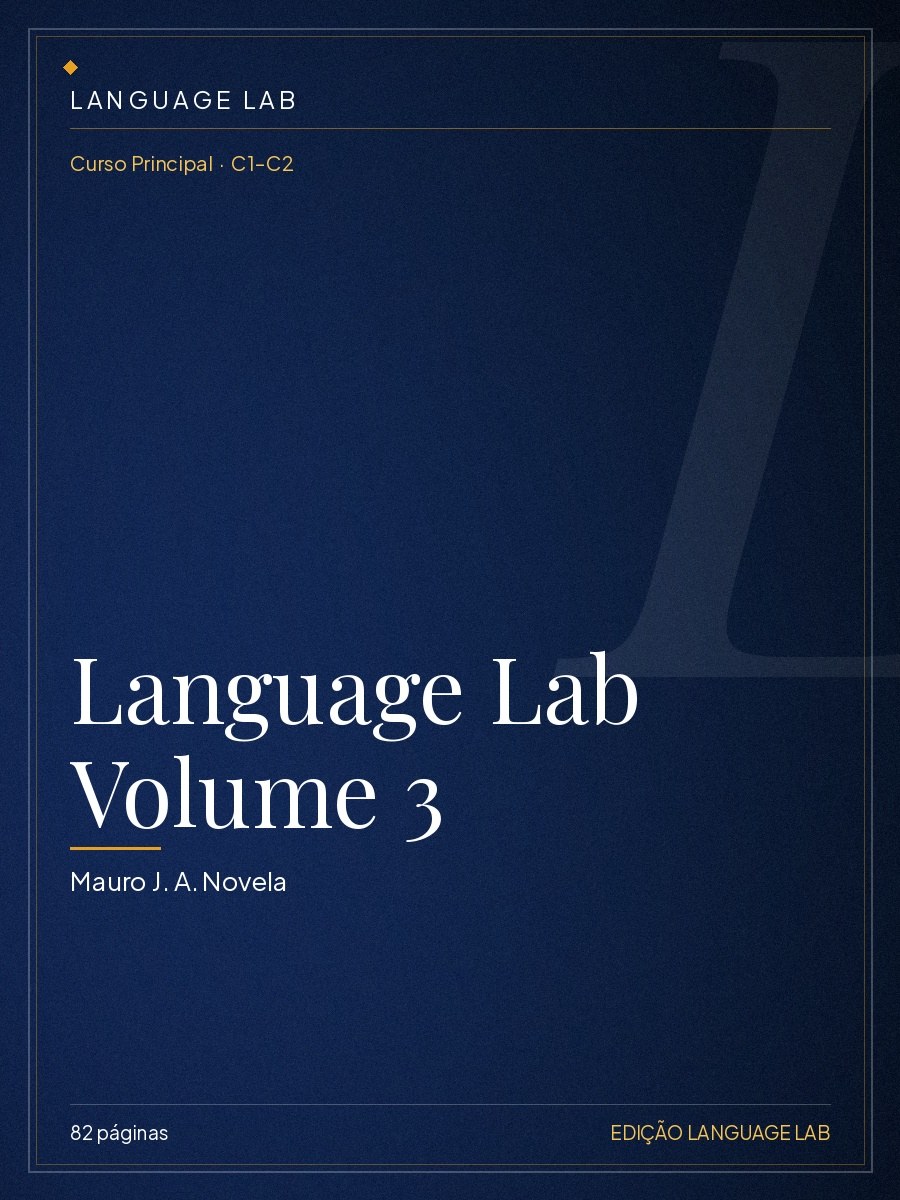Capa do livro Language Lab Volume 3